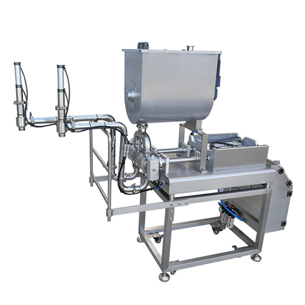 半自動牛肉醬灌裝機-牛肉醬加工生產(chǎn)設(shè)備